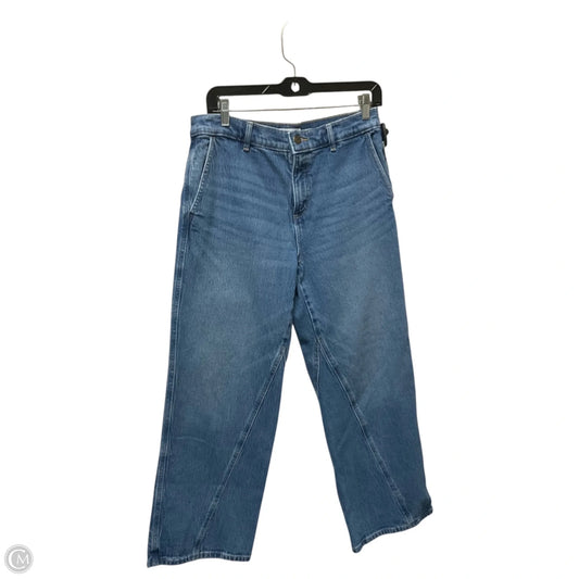 Jeans Straight By Loft In Blue Denim, Size: 6