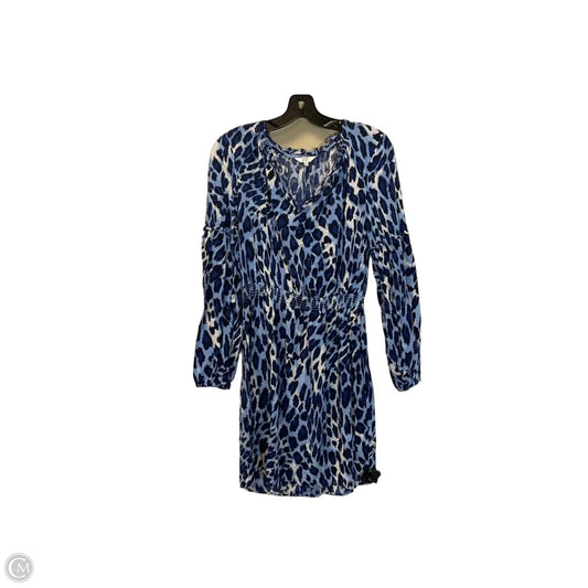 Dress Casual Short By Crown And Ivy In Blue & White, Size: S