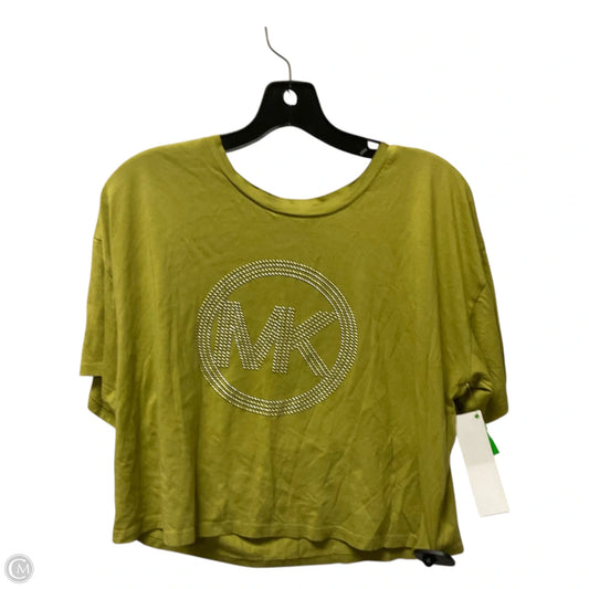 Top Short Sleeve Basic By Michael By Michael Kors In Green, Size: L