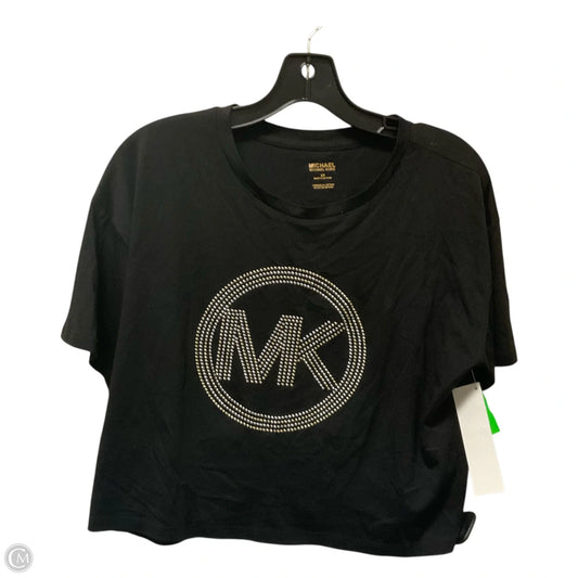 Top Short Sleeve Basic By Michael By Michael Kors In Black, Size: S