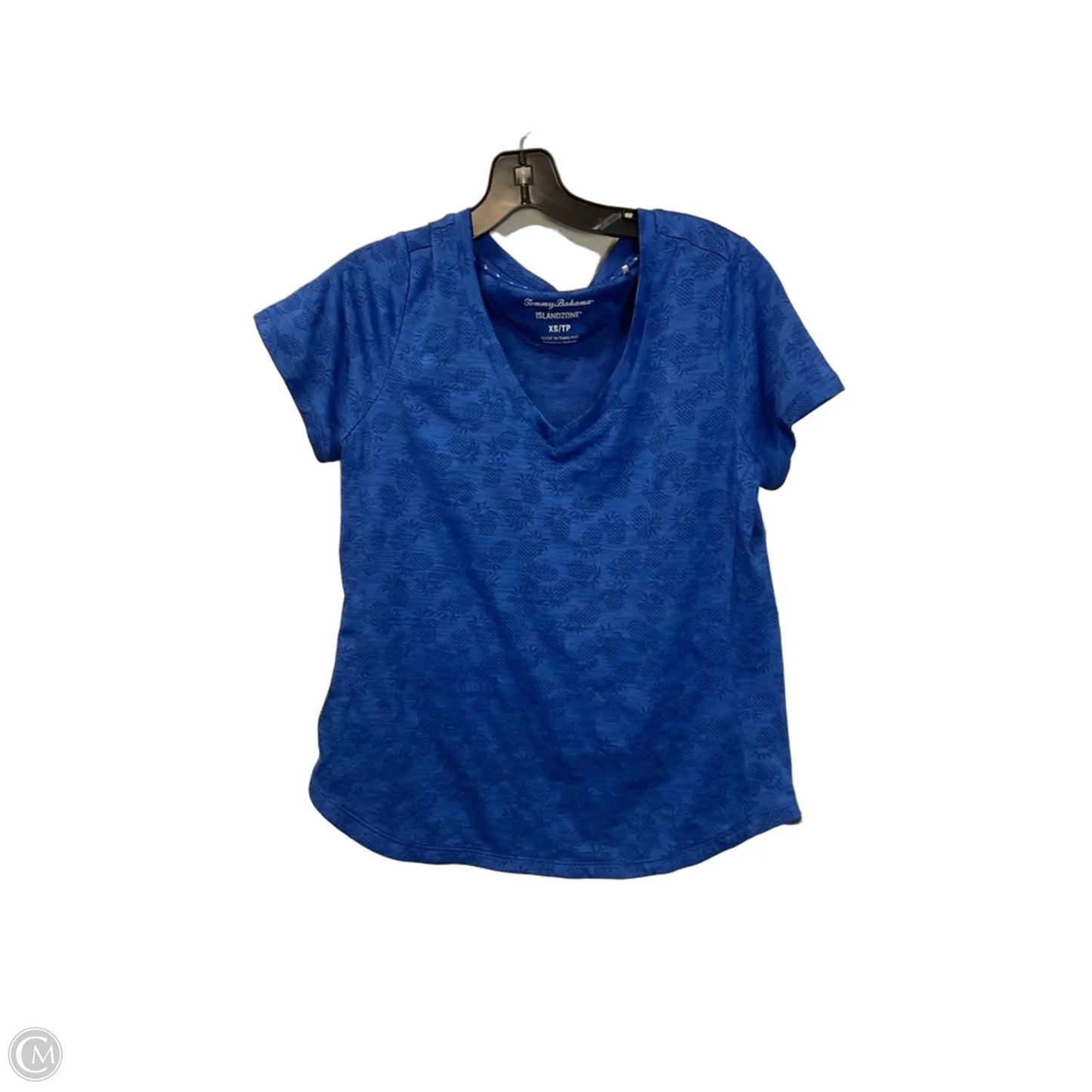 Athletic Top Short Sleeve By Tommy Bahama In Blue, Size: Xs