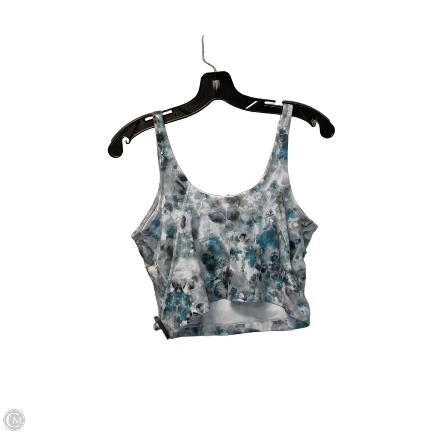 Athletic Tank Top By Lululemon In Blue & Grey, Size: 10