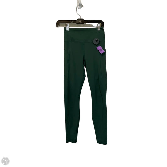 Athletic Leggings By Fabletics In Green, Size: S