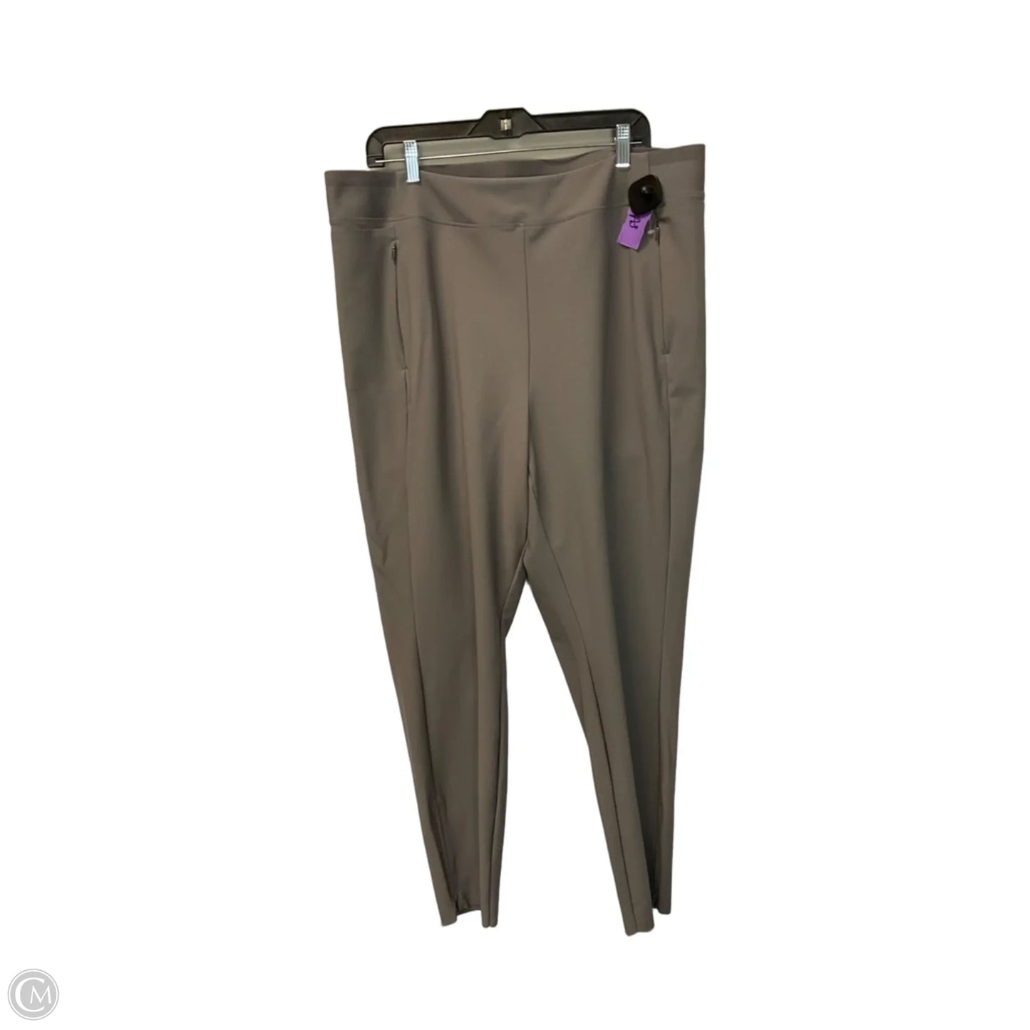 Athletic Pants By Athleta In Taupe, Size: 2x
