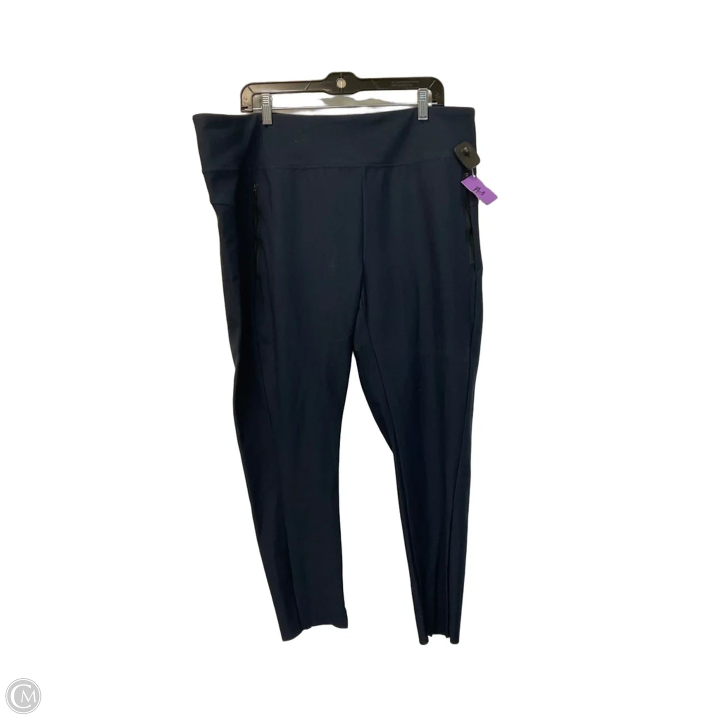 Athletic Pants By Athleta In Navy, Size: 1x
