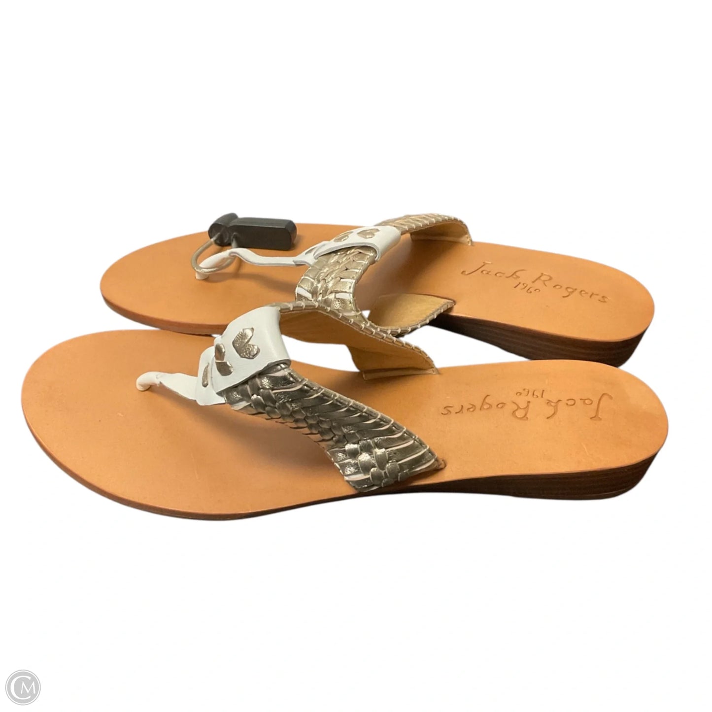 Sandals Flats By Jack Rogers In Gold, Size: 9