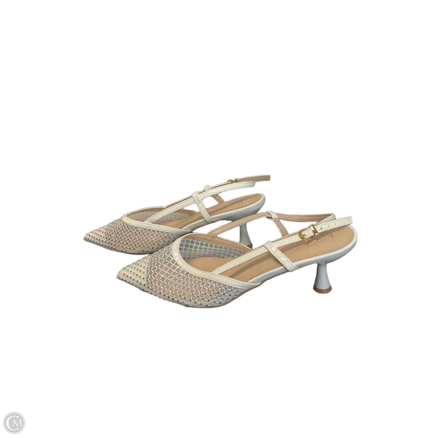 Shoes Heels Kitten By Nicole By Nicole Miller In White, Size: 8.5
