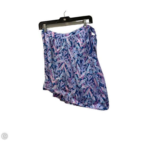 Top Sleeveless Designer By Lilly Pulitzer In Blue & Pink, Size: 4