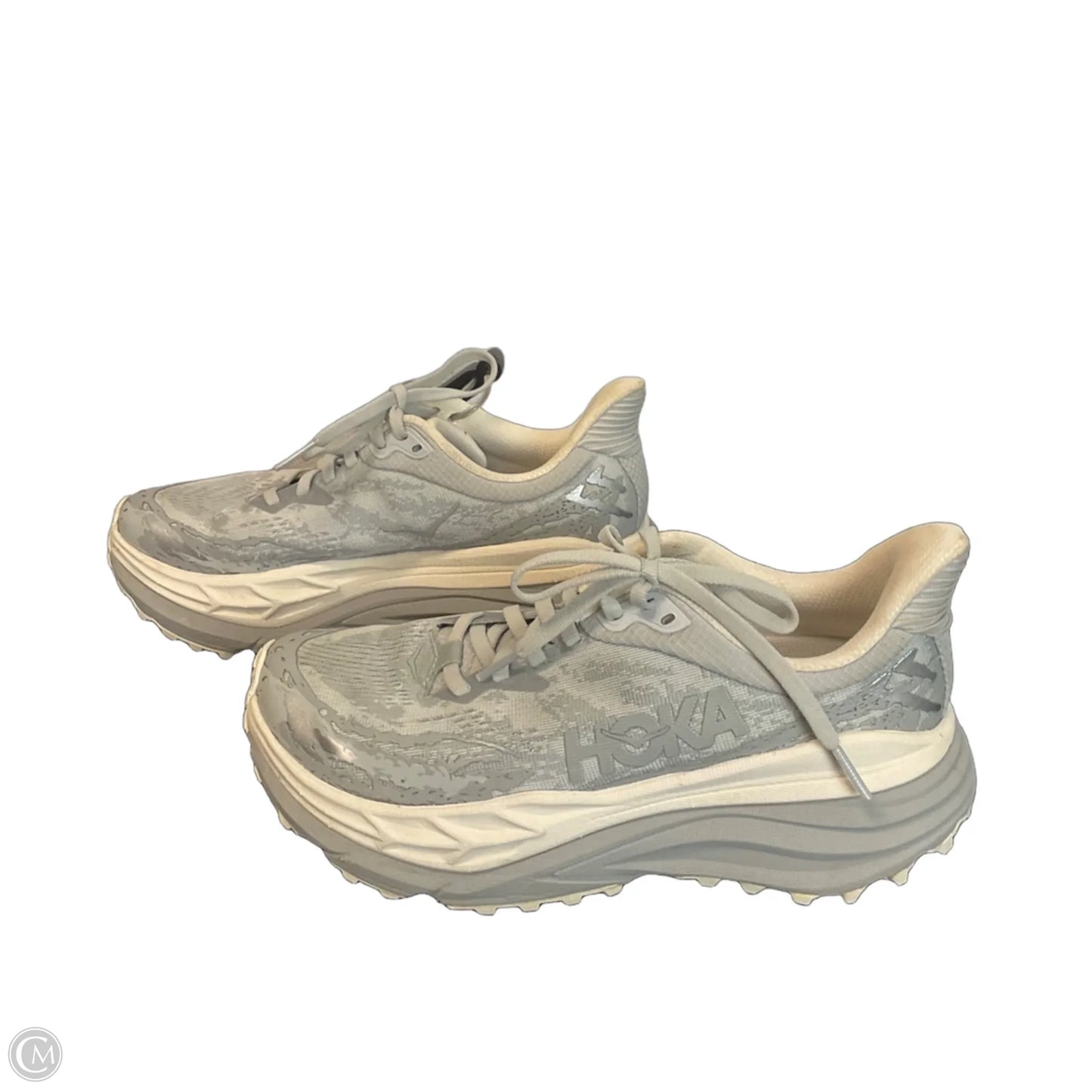 Shoes Athletic By Hoka In Grey, Size: 7