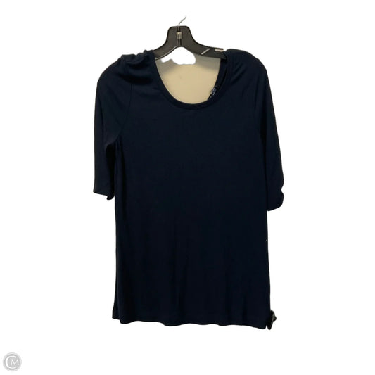 Top Short Sleeve Basic By Liverpool In Navy, Size: M
