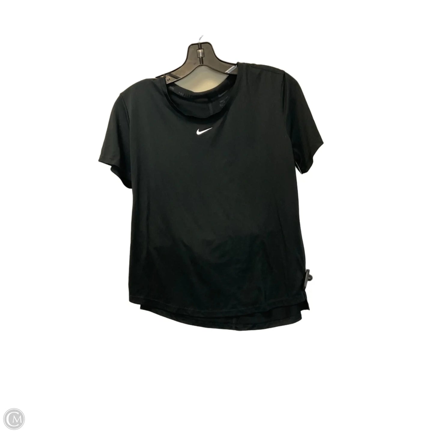 Athletic Top Short Sleeve By Nike Apparel In Black, Size: S