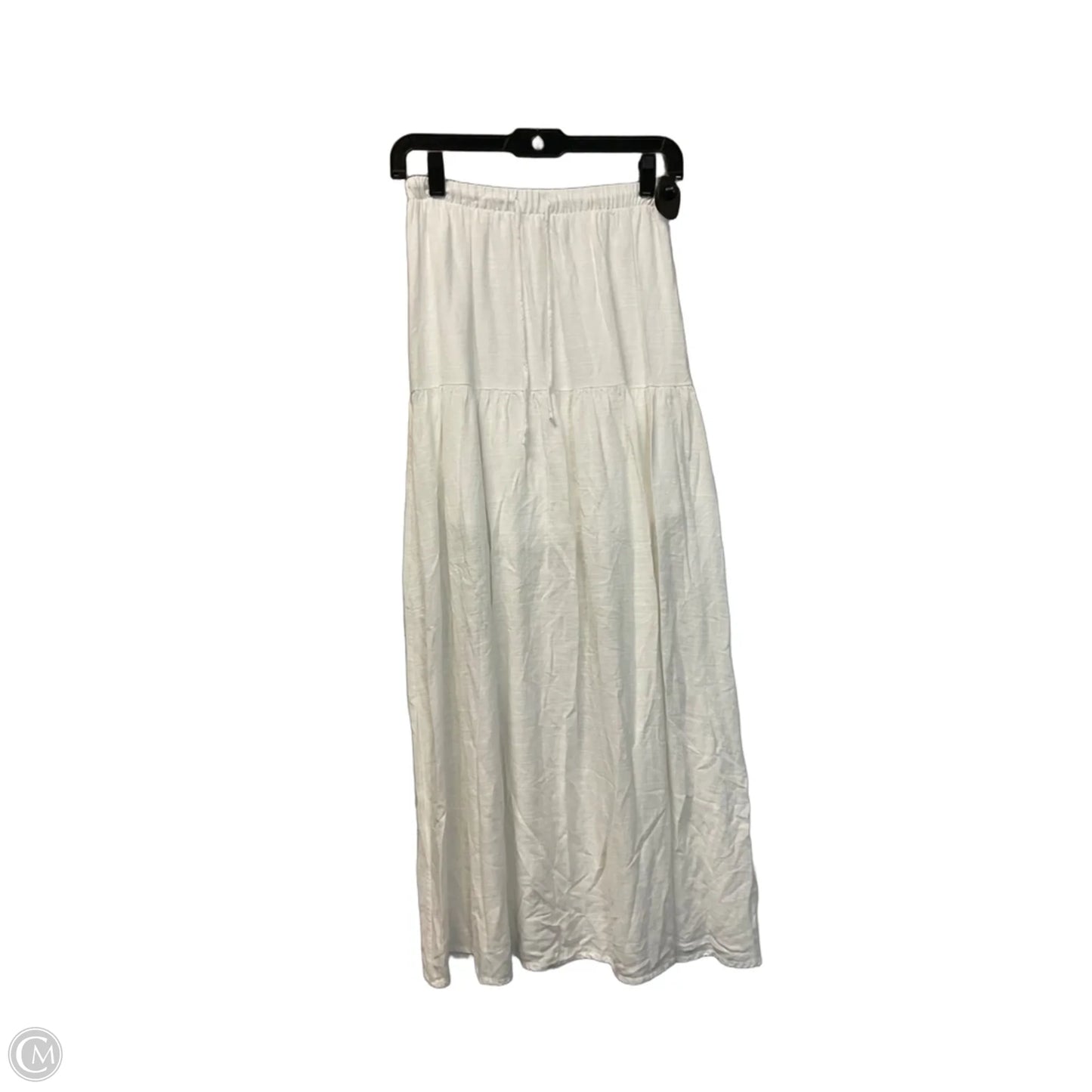 Skirt Maxi By Clothes Mentor In White, Size: Xs