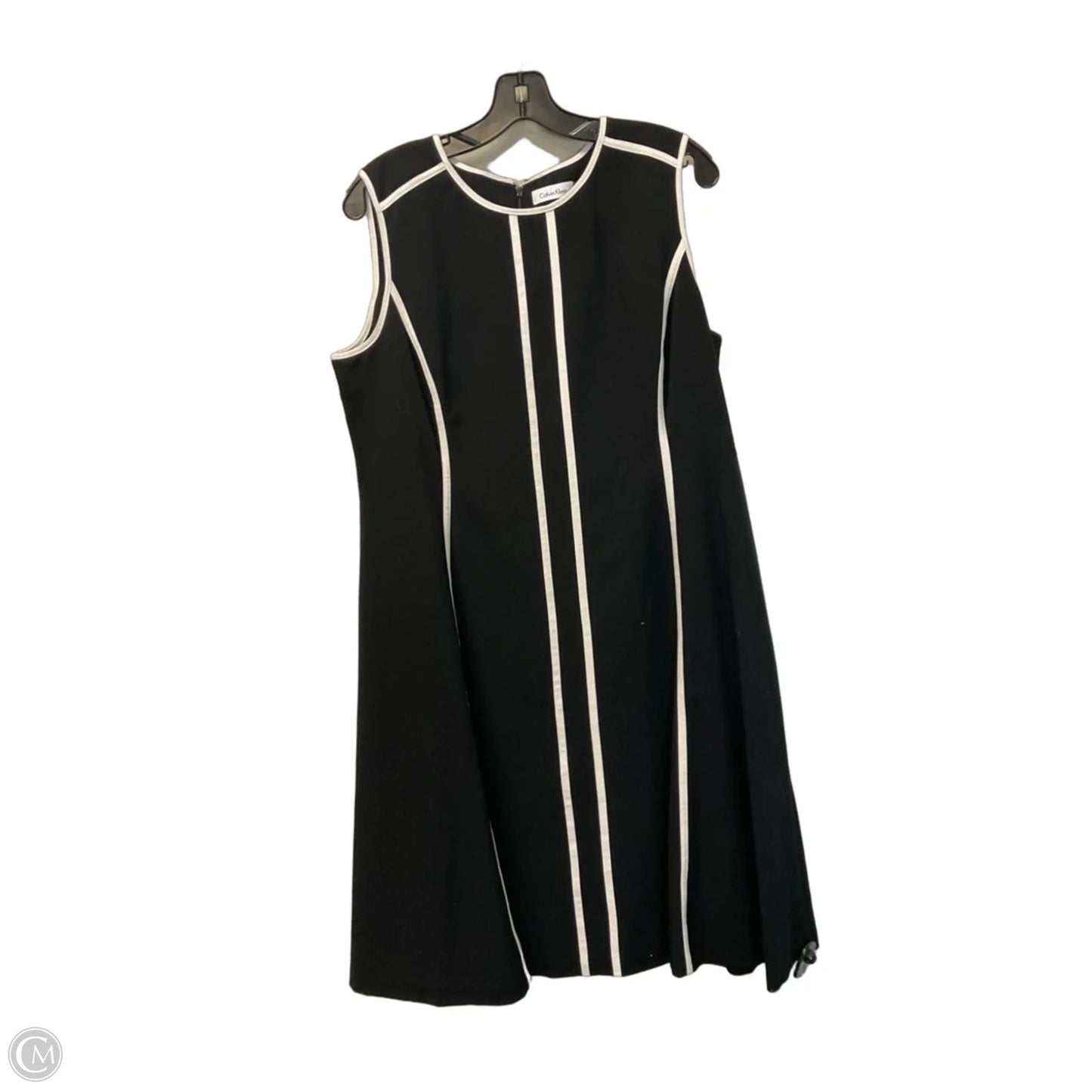 Dress Work By Calvin Klein In Black, Size: 14