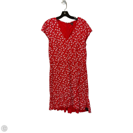 Dress Casual Short By J. Crew In Red & White, Size: 12