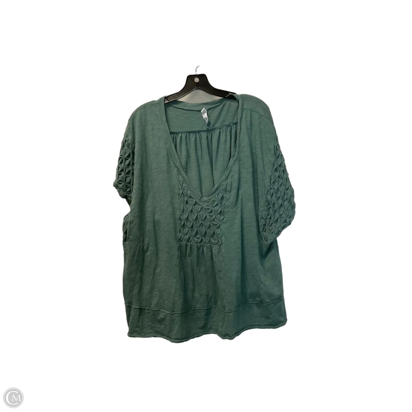 Top Short Sleeve By Torrid In Green, Size: 3x