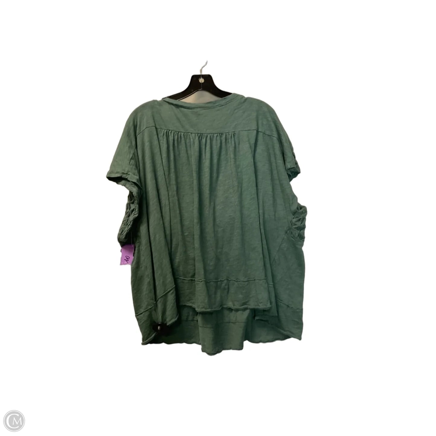Top Short Sleeve By Torrid In Green, Size: 3x
