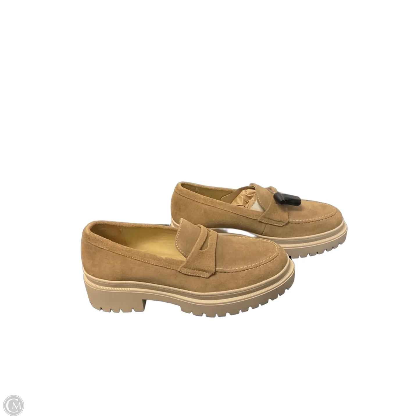 Shoes Flats By Cmb In Tan, Size: 10.5