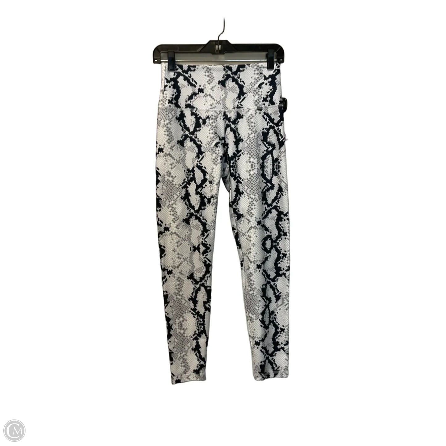 Athletic Leggings By Balance Collection In Snakeskin Print, Size: M