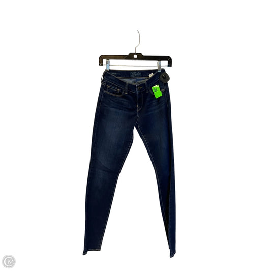 Jeans Skinny By Lucky Brand In Blue Denim, Size: 0