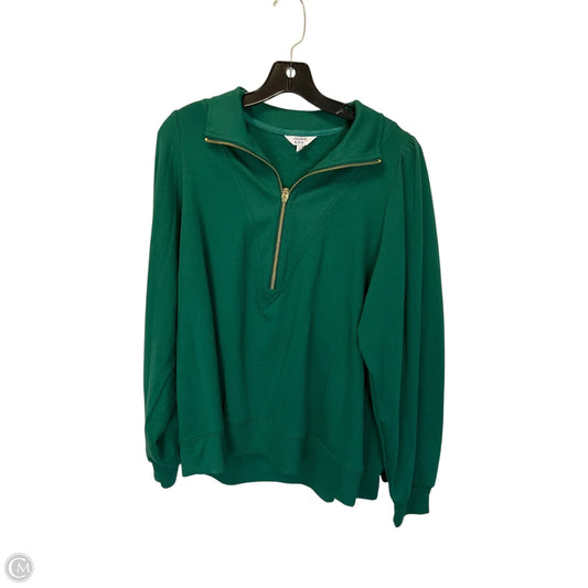 Top Long Sleeve By Crown And Ivy In Green, Size: Xl