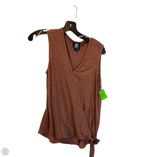 Top Sleeveless By Bobeau In Brown, Size: S