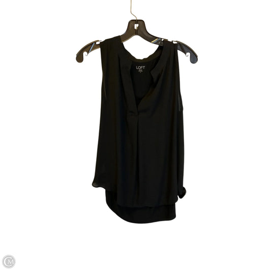 Top Sleeveless Basic By Loft In Black, Size: S
