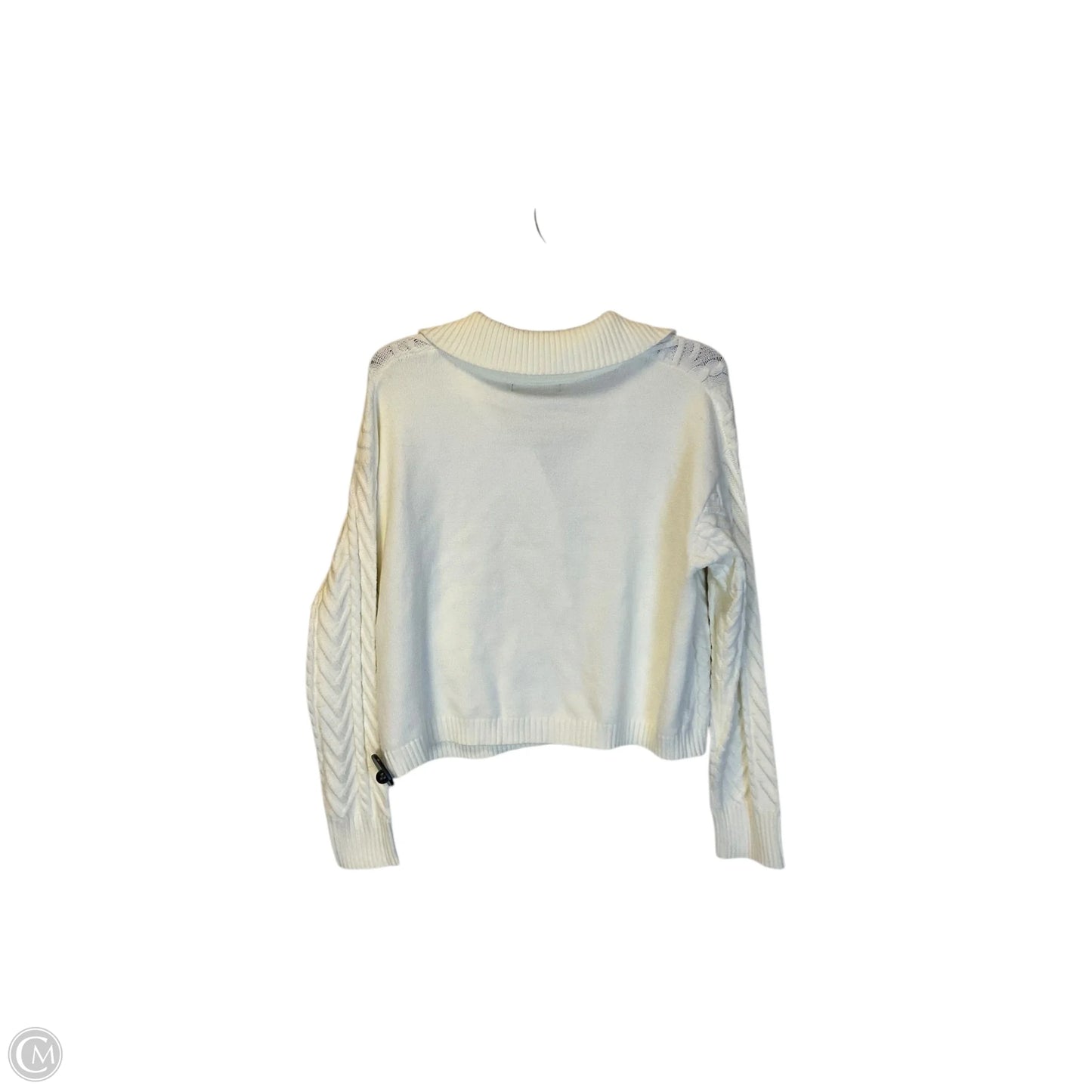 Sweater Cardigan By Marc New York In Cream, Size: L