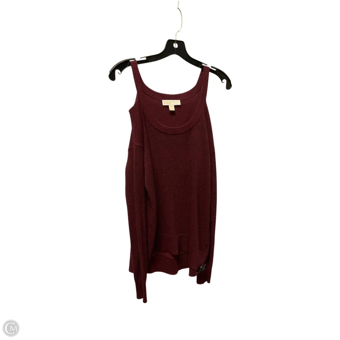 Top Long Sleeve By Michael By Michael Kors In Burgundy, Size: M