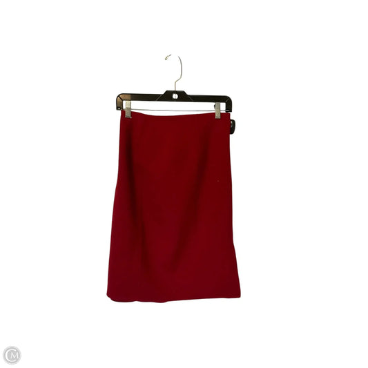 Skirt Mini & Short By Talbots In Red, Size: 20