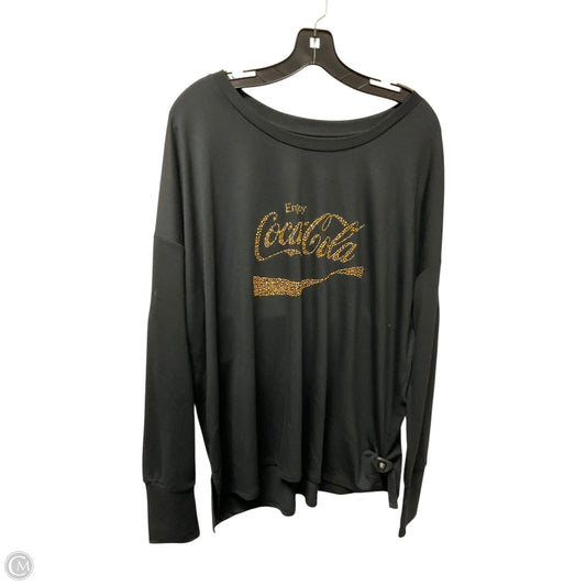 Top Long Sleeve By Clothes Mentor In Black, Size: L
