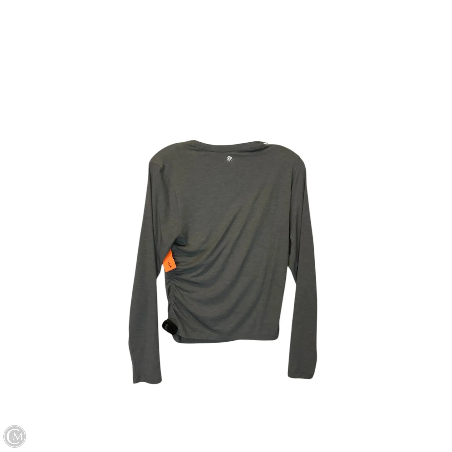 Athletic Top Long Sleeve Crewneck By Athleta In Grey, Size: M