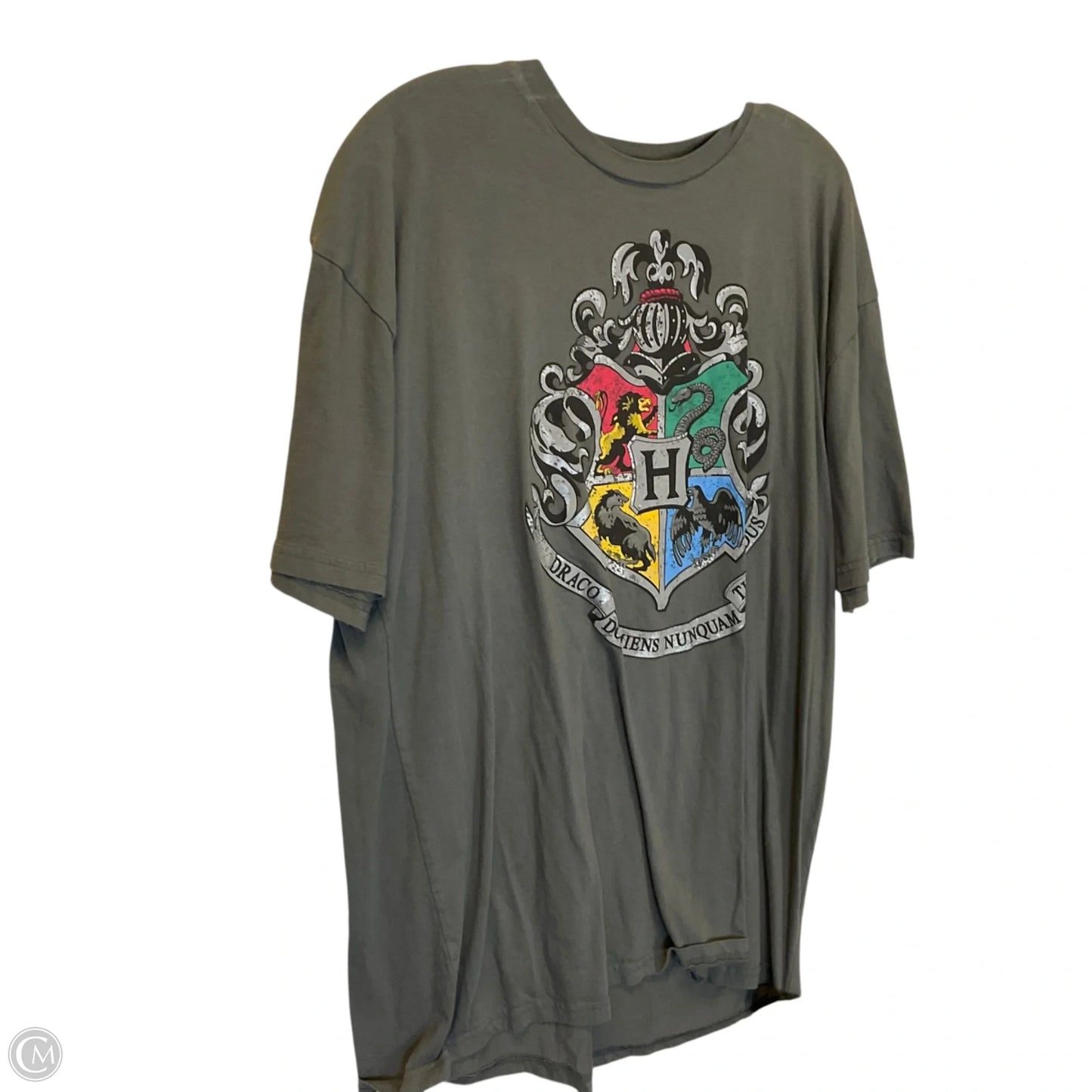 Top Short Sleeve By Clothes Mentor In Grey, Size: 2x