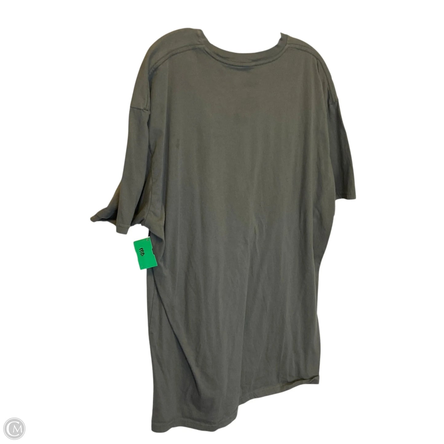 Top Short Sleeve By Clothes Mentor In Grey, Size: 2x
