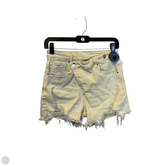 Shorts By Risen In Yellow Denim, Size: M
