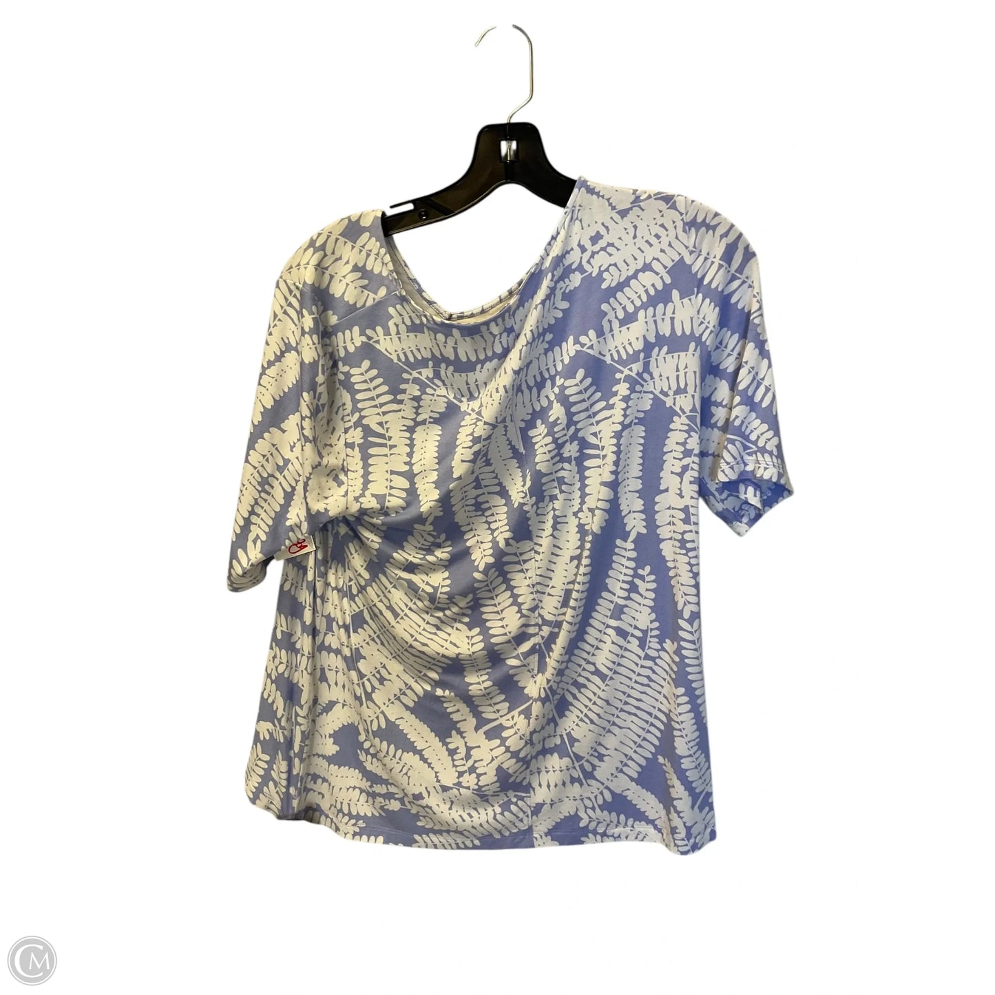 Top Short Sleeve By Chicos In Purple, Size: S