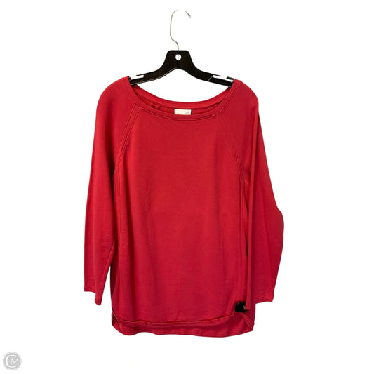 Sweatshirt Crewneck By J. Jill In Pink, Size: M