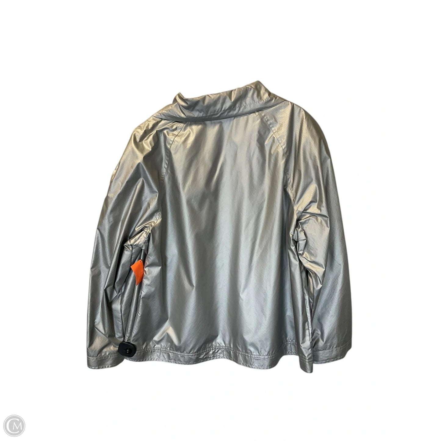 Jacket Other By Chicos In Silver, Size: L