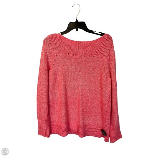Sweater By Loft In Pink, Size: L
