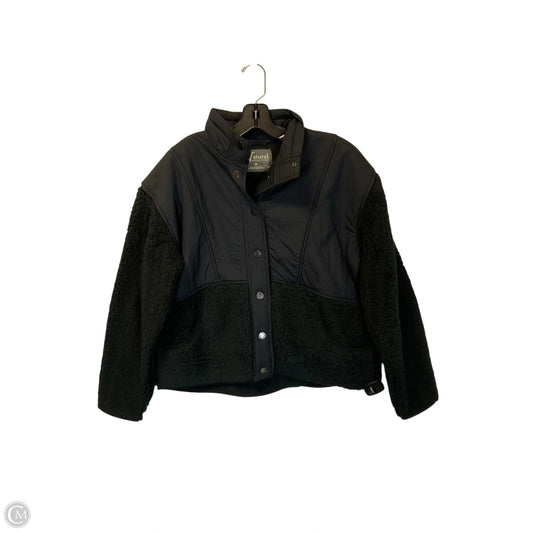 Jacket Faux Fur & Sherpa By Natural Reflections In Black, Size: M