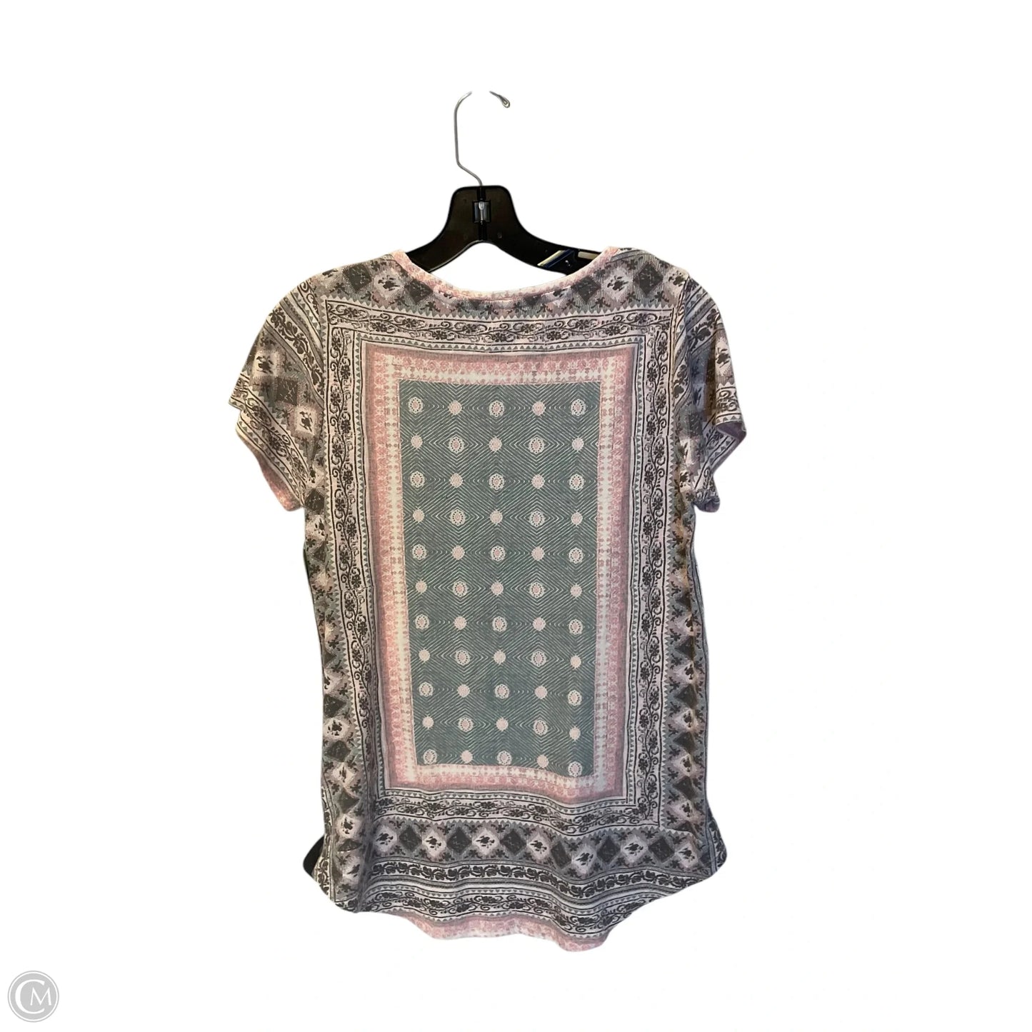 Top Short Sleeve By Lucky Brand In Pink, Size: M