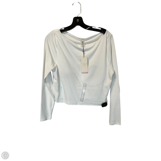 Athletic Top Long Sleeve Crewneck By Calia In White, Size: Xl