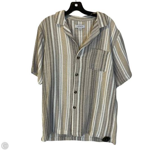 Top Short Sleeve By Cotton On In Striped Pattern, Size: S