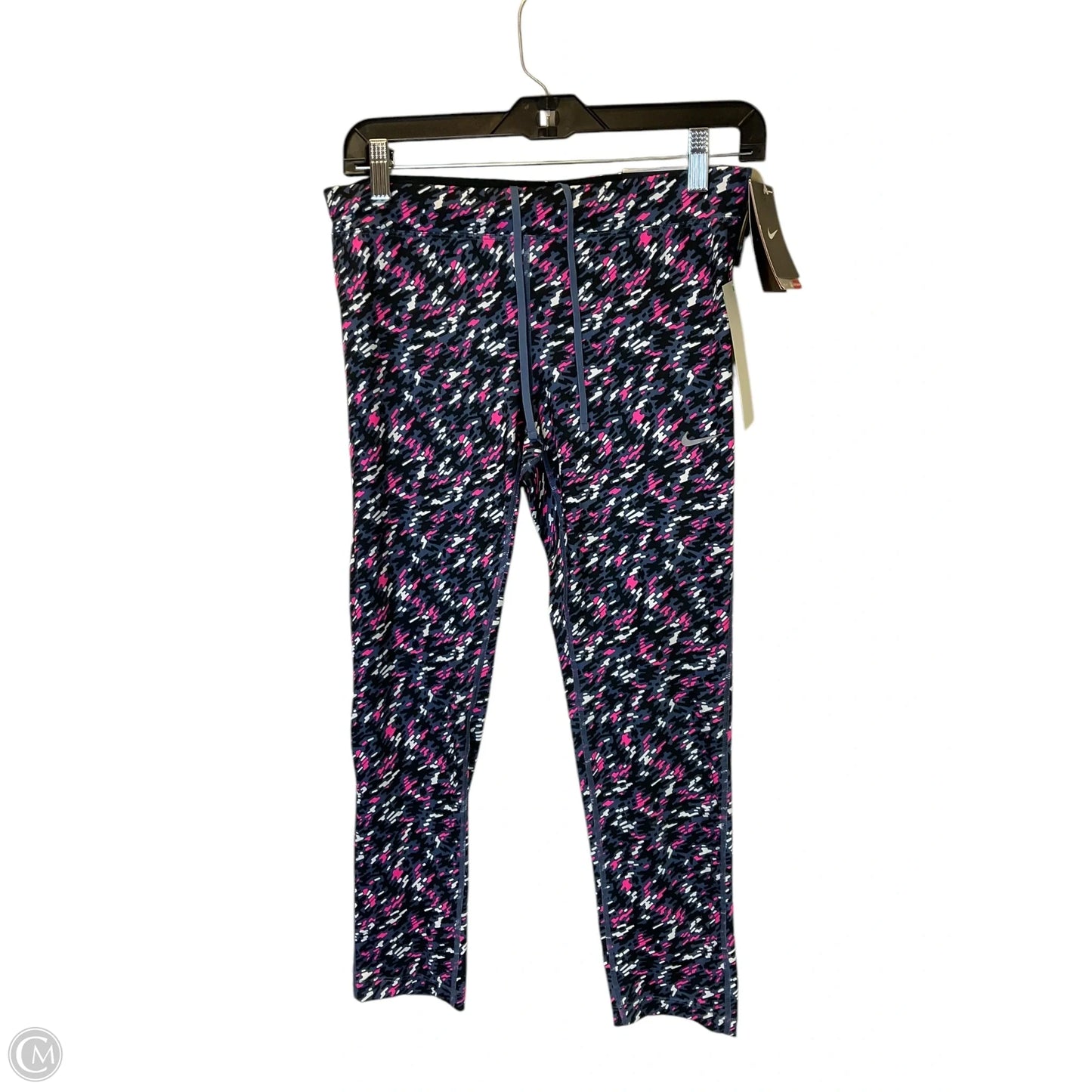 Athletic Leggings By Nike Apparel In Blue, Size: M