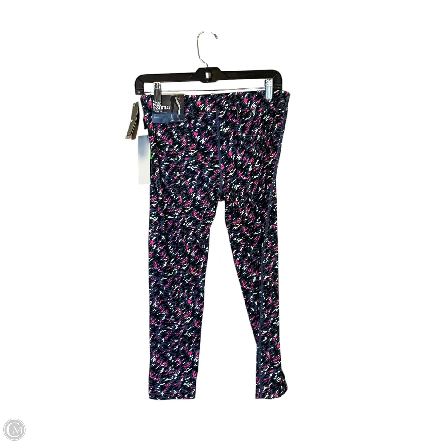 Athletic Leggings By Nike Apparel In Blue, Size: M