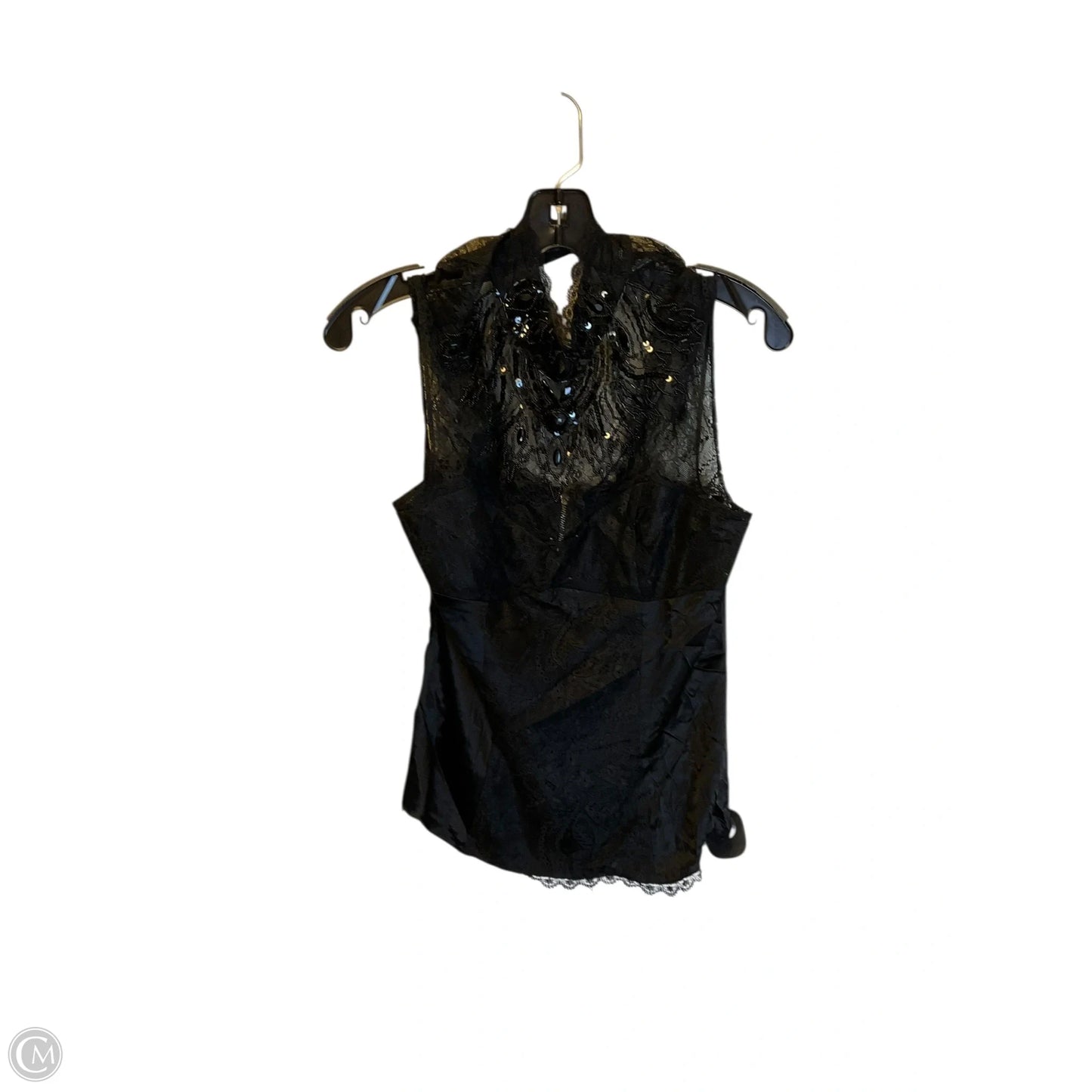 Top Sleeveless By Bebe In Black, Size: M