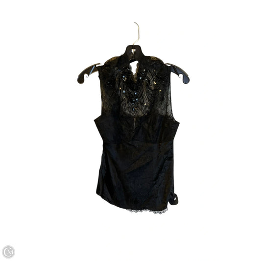 Top Sleeveless By Bebe In Black, Size: M