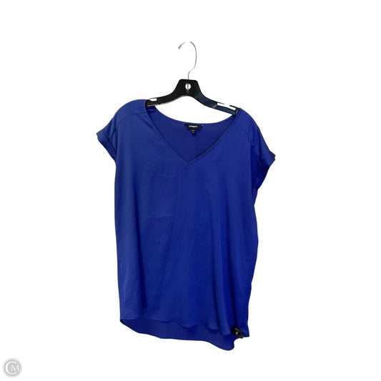 Top Sleeveless Basic By Express In Blue, Size: L