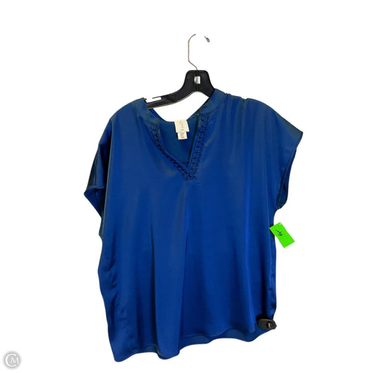 Top Short Sleeve By Joie In Blue, Size: M