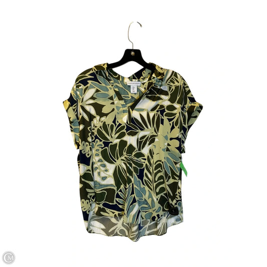Top Short Sleeve By Cupcakes And Cashmere In Green, Size: L