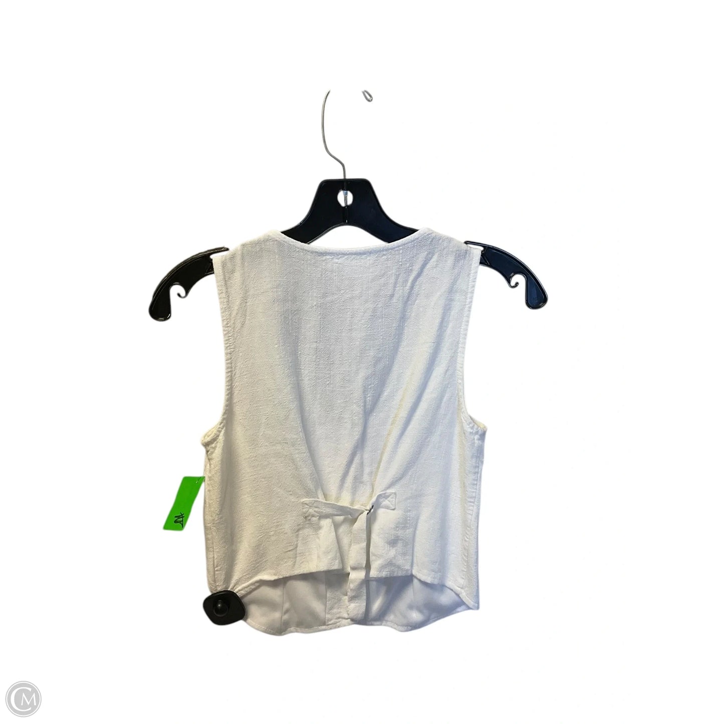 Top Sleeveless By Clothes Mentor In White, Size: Xs